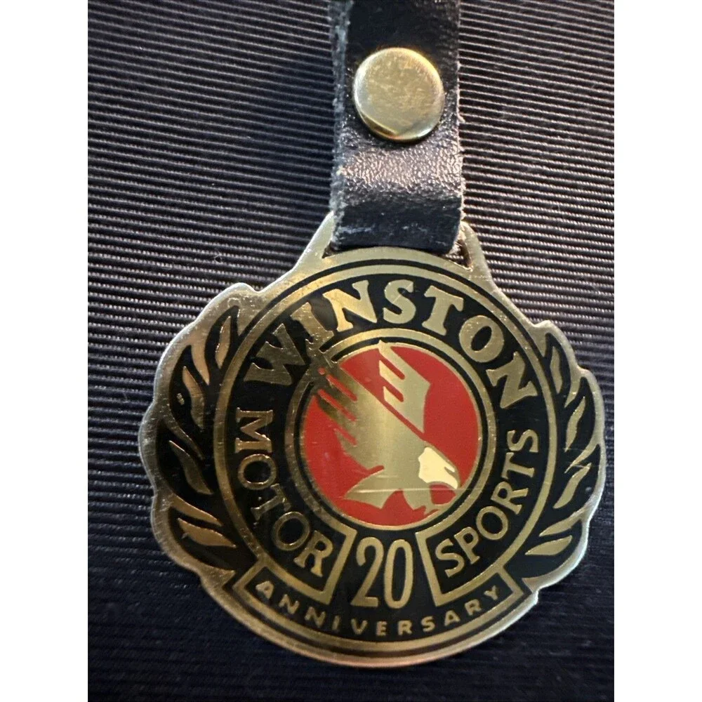 Vintage 1991 WINSTON Motor Sports 20th Anniversary Keychain Nascar - Picture 2 of 9